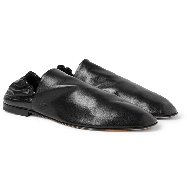 Photo: Bottega Veneta - Leather Loafers - Black