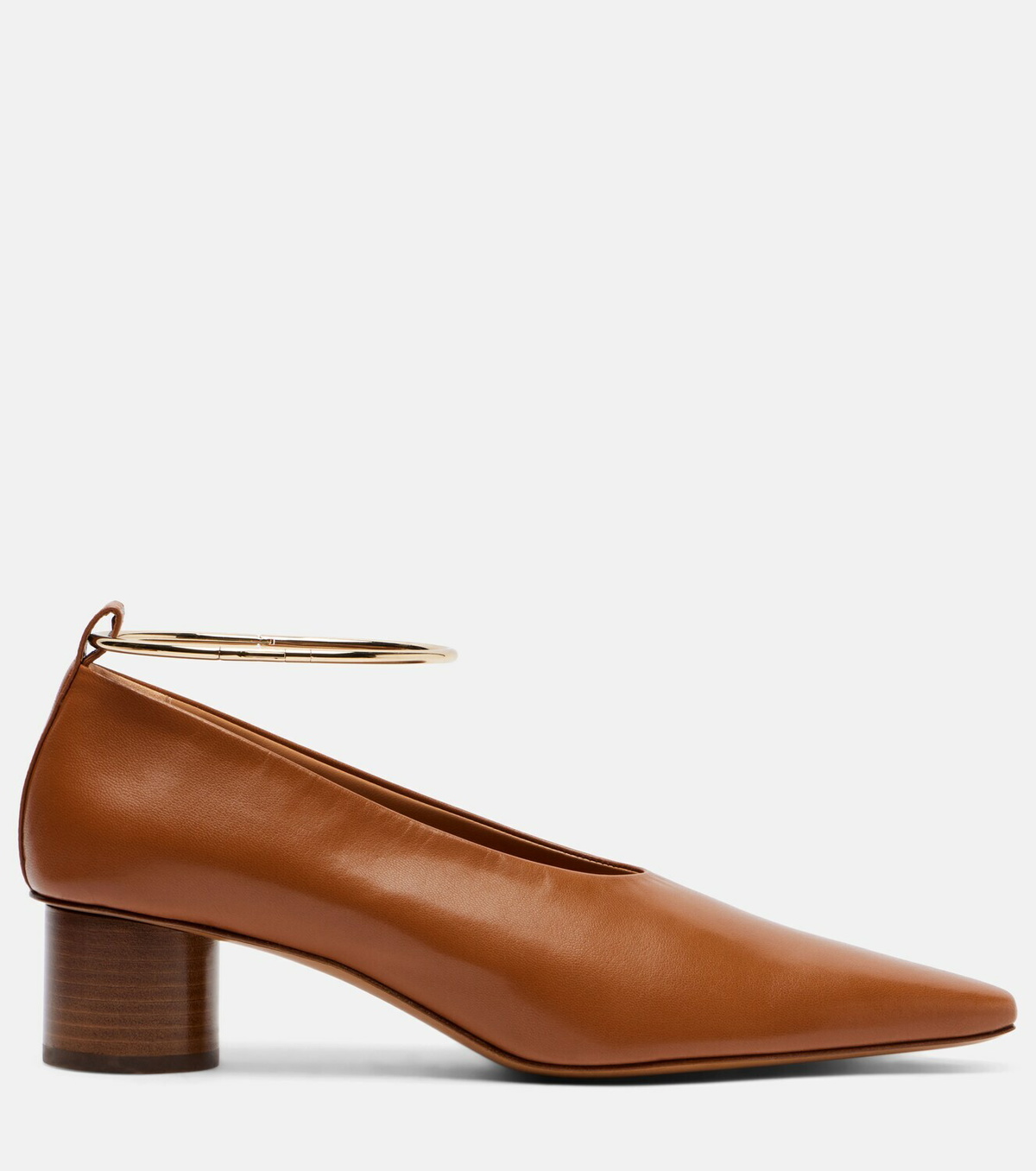 Jil Sander Ring leather pumps