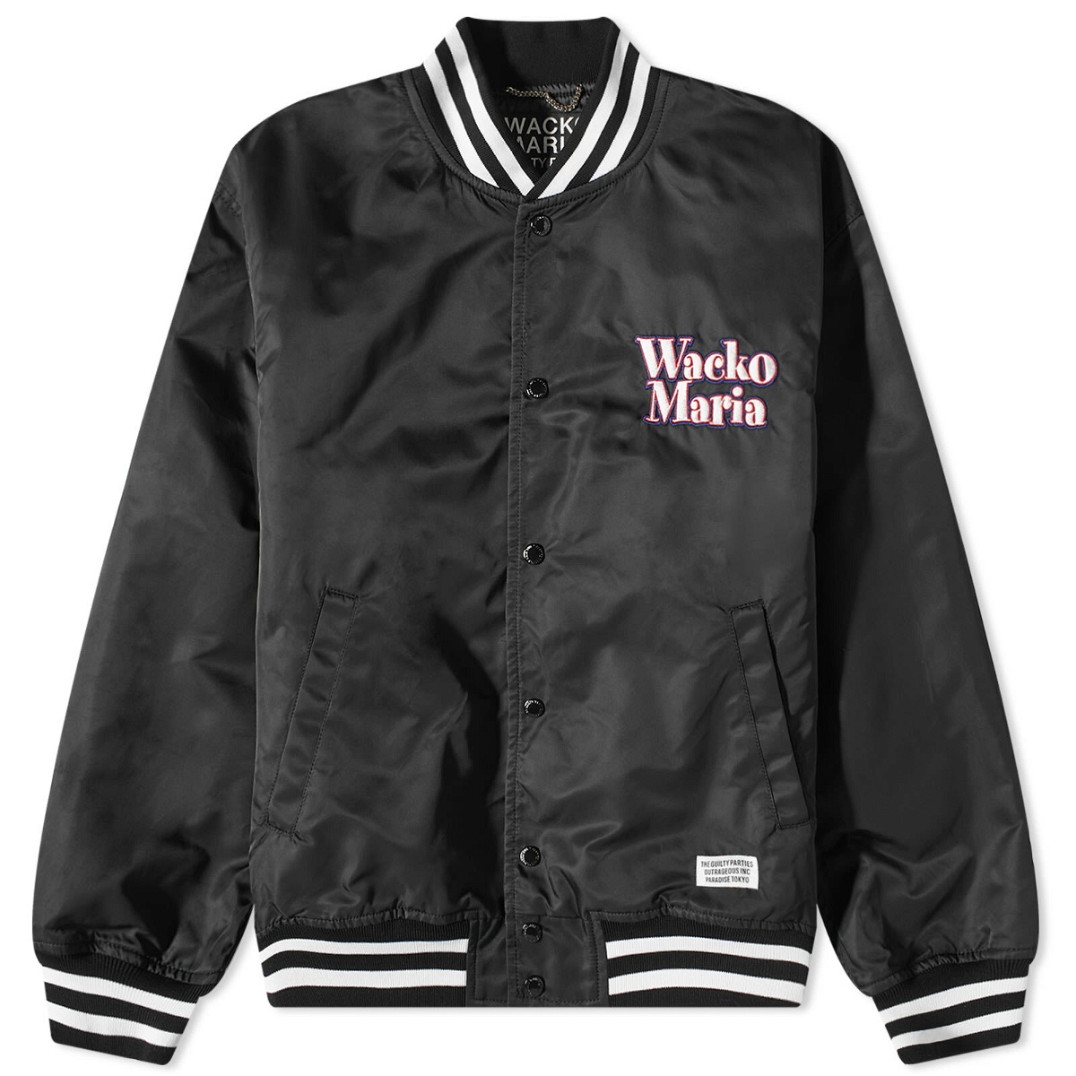 Wacko Maria Black High Times Edition Coaches Jacket Wacko Maria