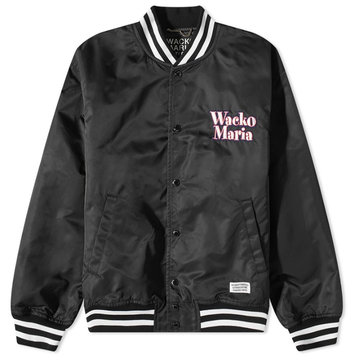 Photo: Wacko Maria Men's Type 3 Varsity Jacket in Black
