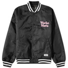 Wacko Maria Men's Type 3 Varsity Jacket in Black