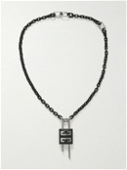 Givenchy - Enamel and Gunmetal-Tone Necklace