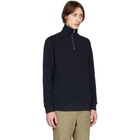 Norse Projects Navy Alfred Half-Zip Pullover