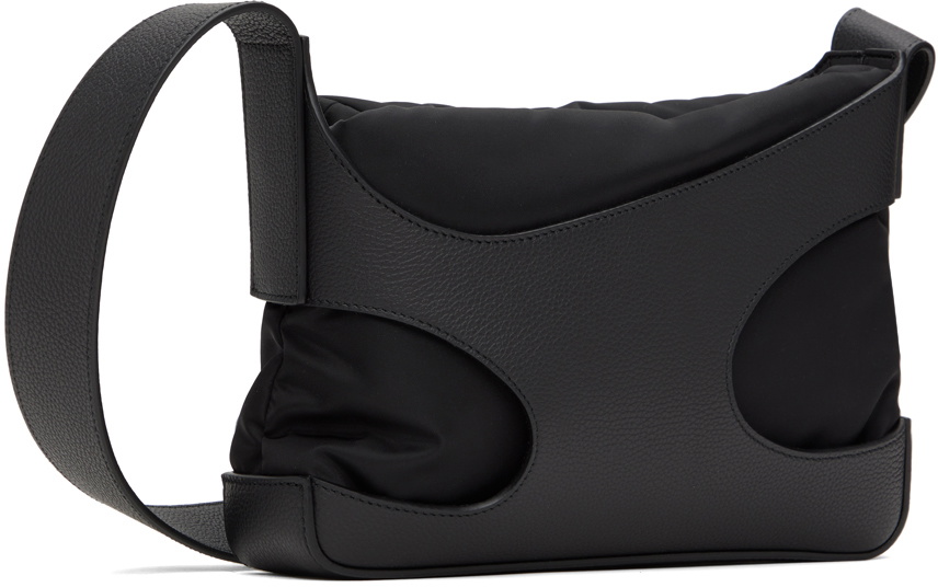 Ferragamo Black Cut Out Crossbody Bag