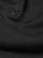 adidas Originals - Adicolor Contempo Logo-Embroidered Cotton-Blend Jersey Hoodie - Black