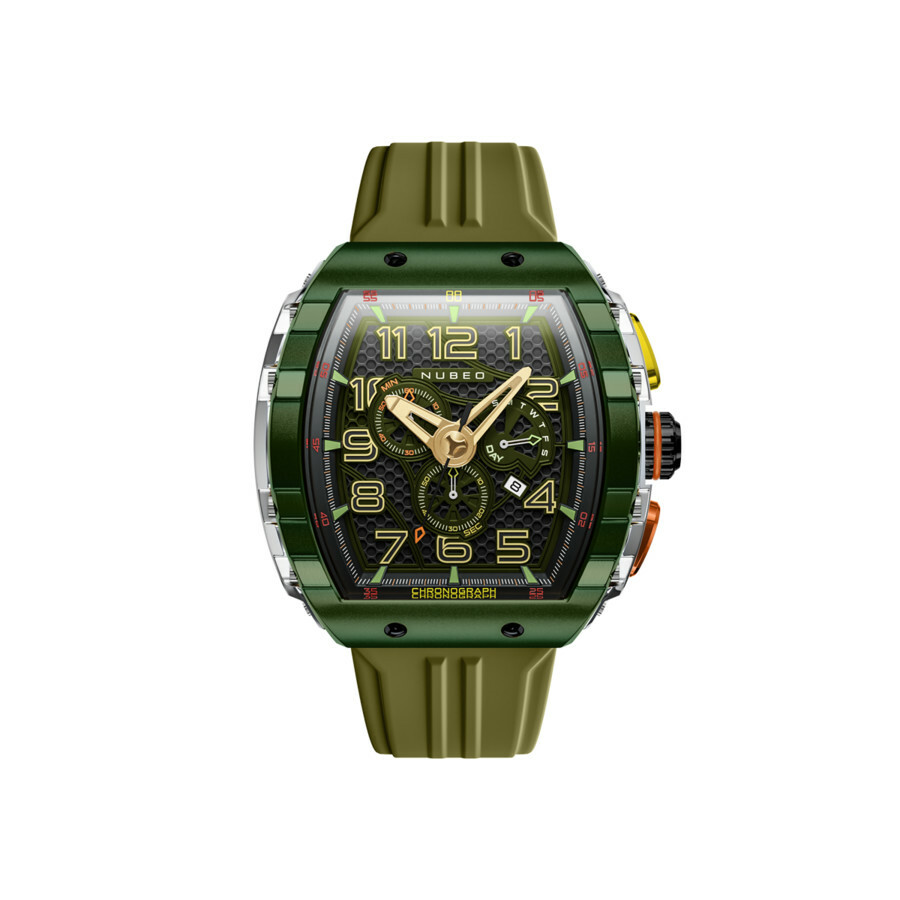 Nubeo Magellan Green Dial Mens Watch NB-6088-05
