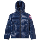 Canada Goose Men's Crofton Puffer Jacket in Atlantic Navy