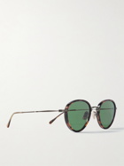 Mr Leight - Monterey SL Tortoiseshell Acetate and Bronze-Tone Sunglasses