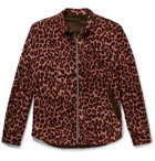Sacai - Reversible Leopard-Print Wool and Shell Jacket - Brown