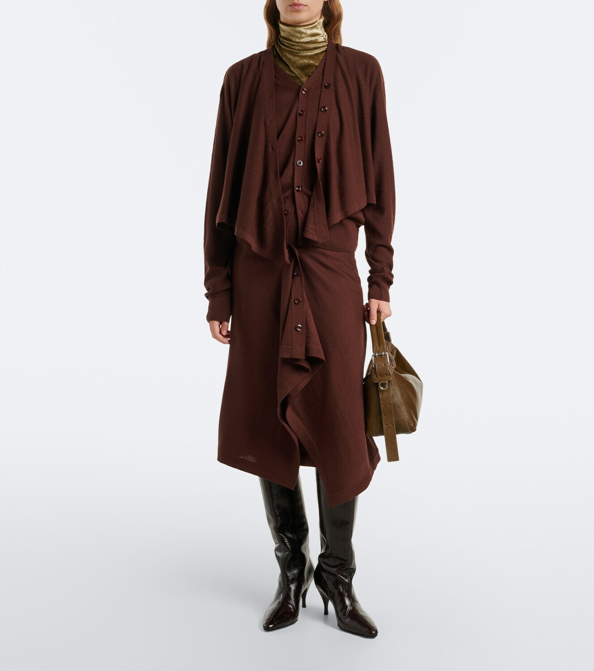 Lemaire Wool-blend cardigan