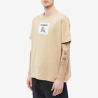 Burberry Men's Roundwood Label T-Shirt in Soft Fawn