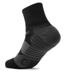 On - Intarsia Stretch-Jersey Socks - Black