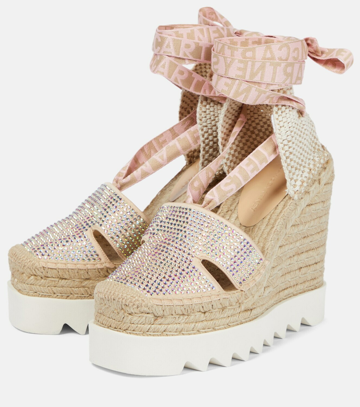 Stella McCartney Embellished wedge espadrilles Stella McCartney