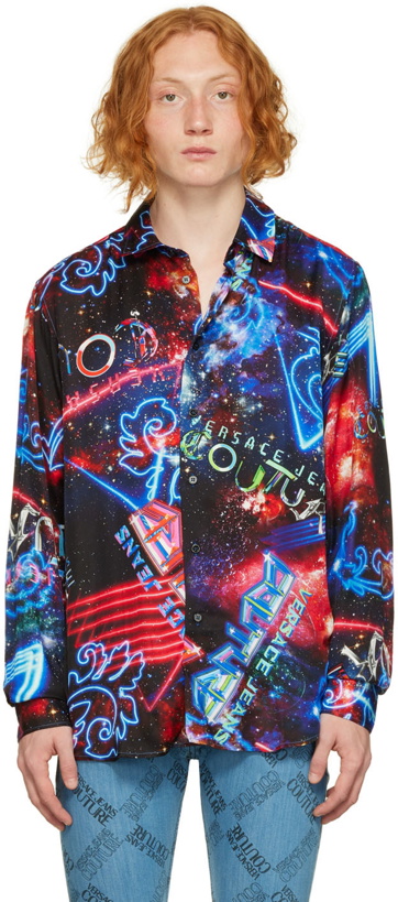 Photo: Versace Jeans Couture Multicolor Galaxy Couture Shirt