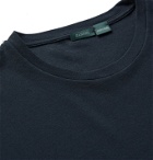 Incotex - Cotton-Piqué T-Shirt - Blue