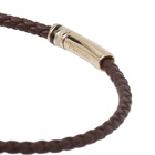 Miansai Men's Juno Leather Bracelet in Brown