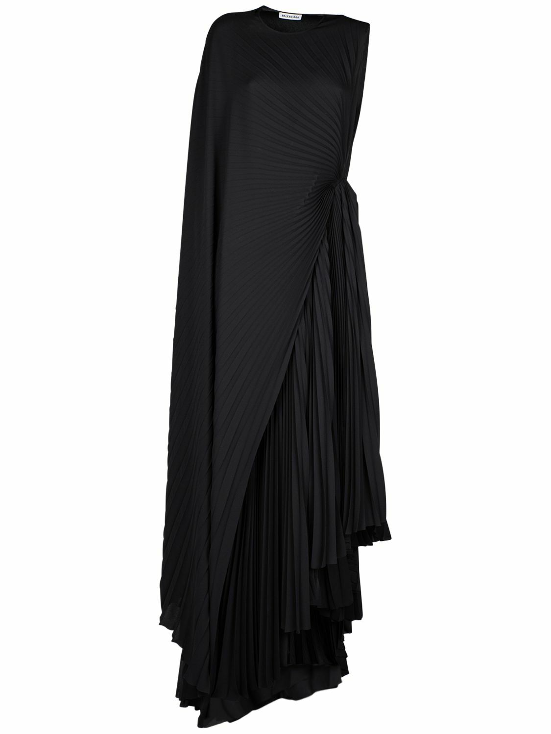BALENCIAGA - Pleated Asymmetric Dress Balenciaga