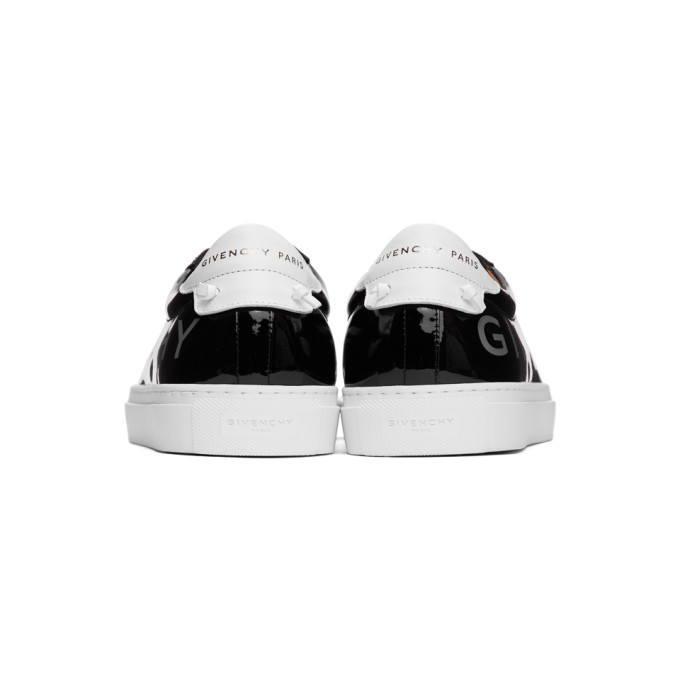 Givenchy Black Patent Urban Knots Sneakers