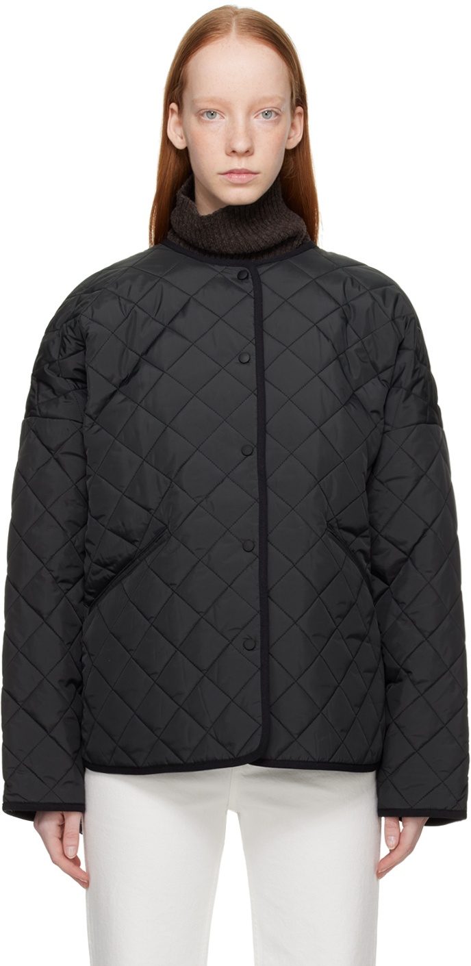 TOTEME Black Quilted Jacket Toteme