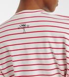 Plan C Striped cotton jersey T-shirt