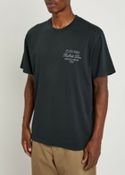 Club 1984 Roll The Dice Printed Cotton T-shirt Black