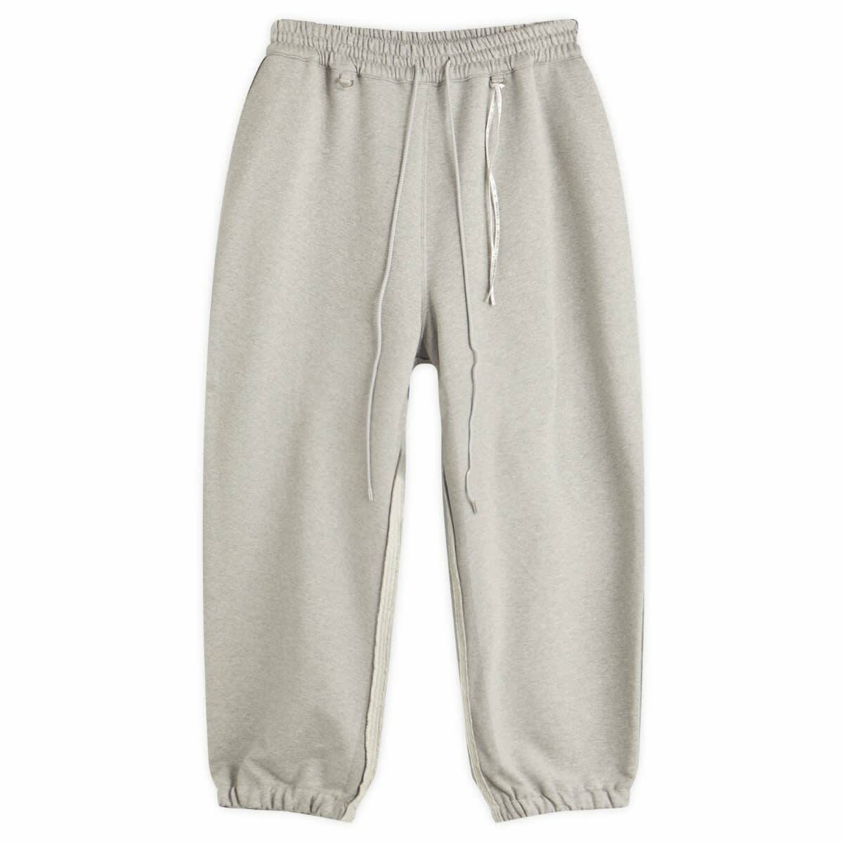 MASTERMIND WORLD Men's Cut-Off Sweat Pants in Top Grey