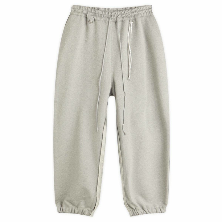 Photo: MASTERMIND WORLD Men's Cut-Off Sweat Pants in Top Grey