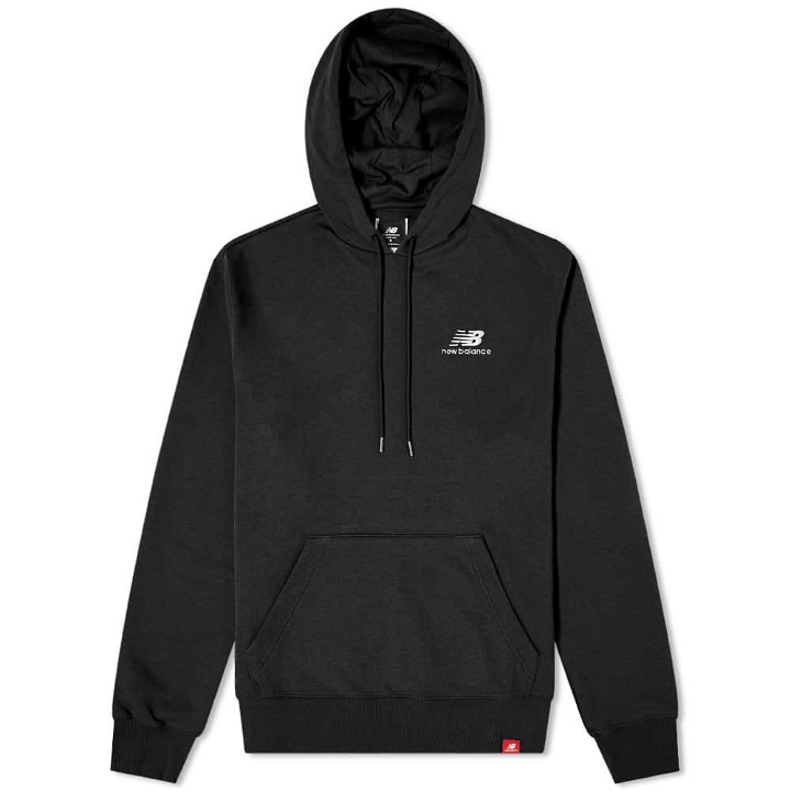 Photo: New Balance Men's Essentials Embroidered Hoody in Black
