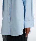 Prada Oversized cotton poplin shirt