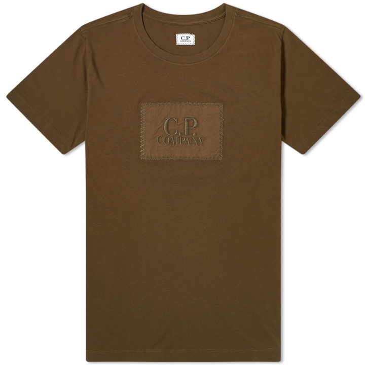 Photo: C.P. Company New Patch Logo Tee