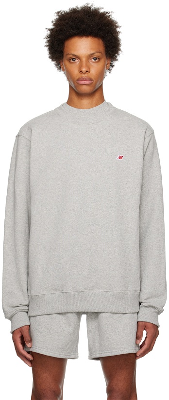 Photo: New Balance Gray Made In USA Core Sweatshirt
