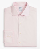 Brooks Brothers Men's Stretch Regent Regular-Fit Dress Shirt, Non-Iron Twill English Collar | Pink
