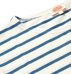 Armor Lux - Striped Cotton-Jersey T-Shirt - Blue