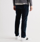 NN07 - Foss Tapered Cotton-Corduroy Trousers - Blue