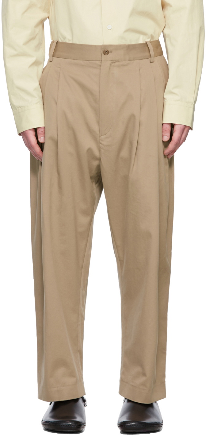 通販店を HED MAYNER / Elongated Trousers Camel - パンツ