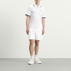 Casablanca Men's Velour Shorts in White