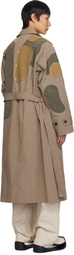 Craig Green Beige Utility Patch Trench Coat