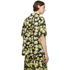 Loewe Black and Yellow Satin Shirt