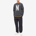 Norse Projects Men's Fridolf N Donegal Crew Sweat in Dark Grey Melange