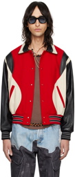 Andersson Bell Red Robyn Leather Jacket