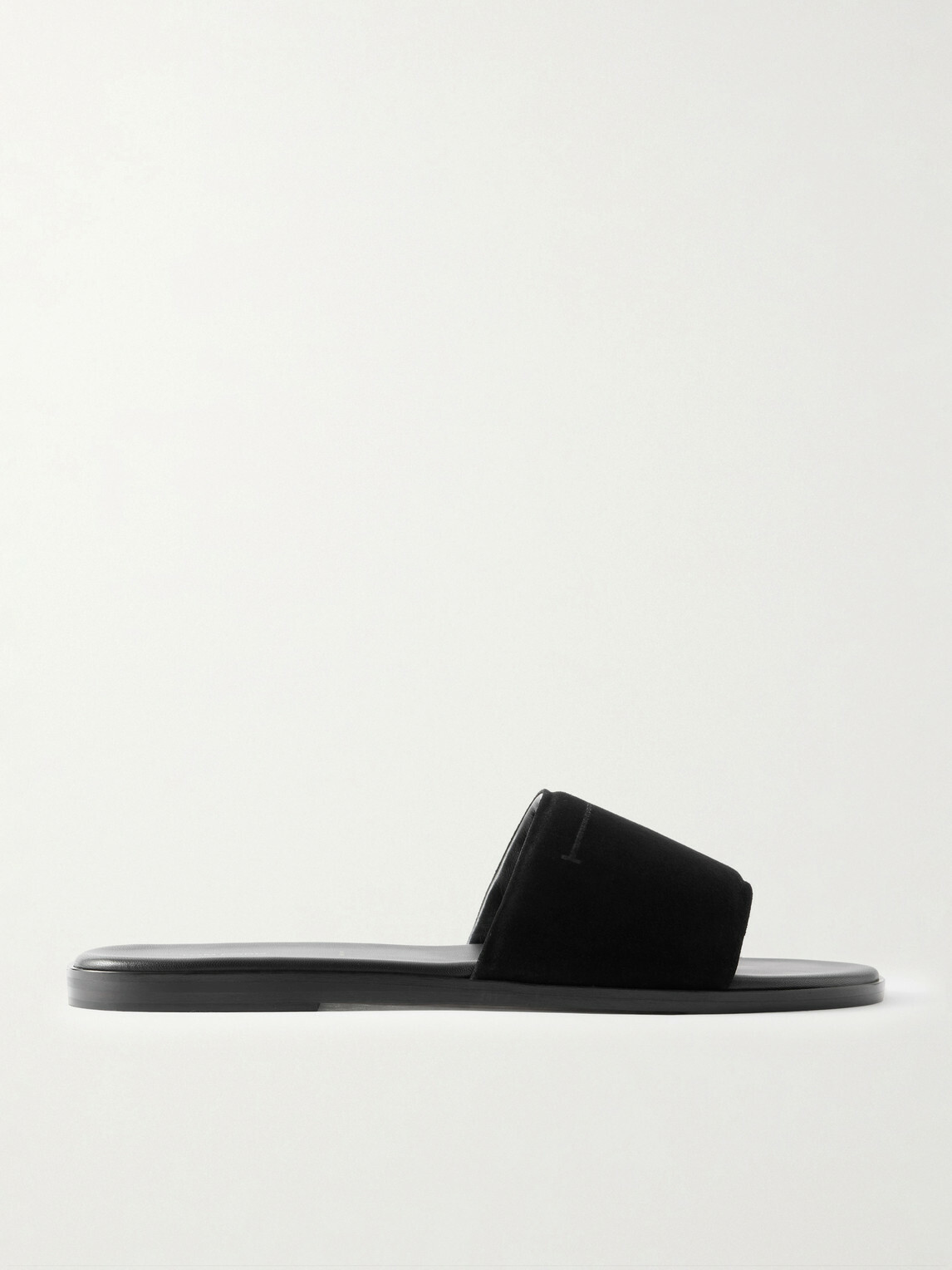 TOM FORD - Kai Suede Slides - Black