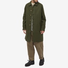 Foret Men's Shelter Wool Overcoat in Green