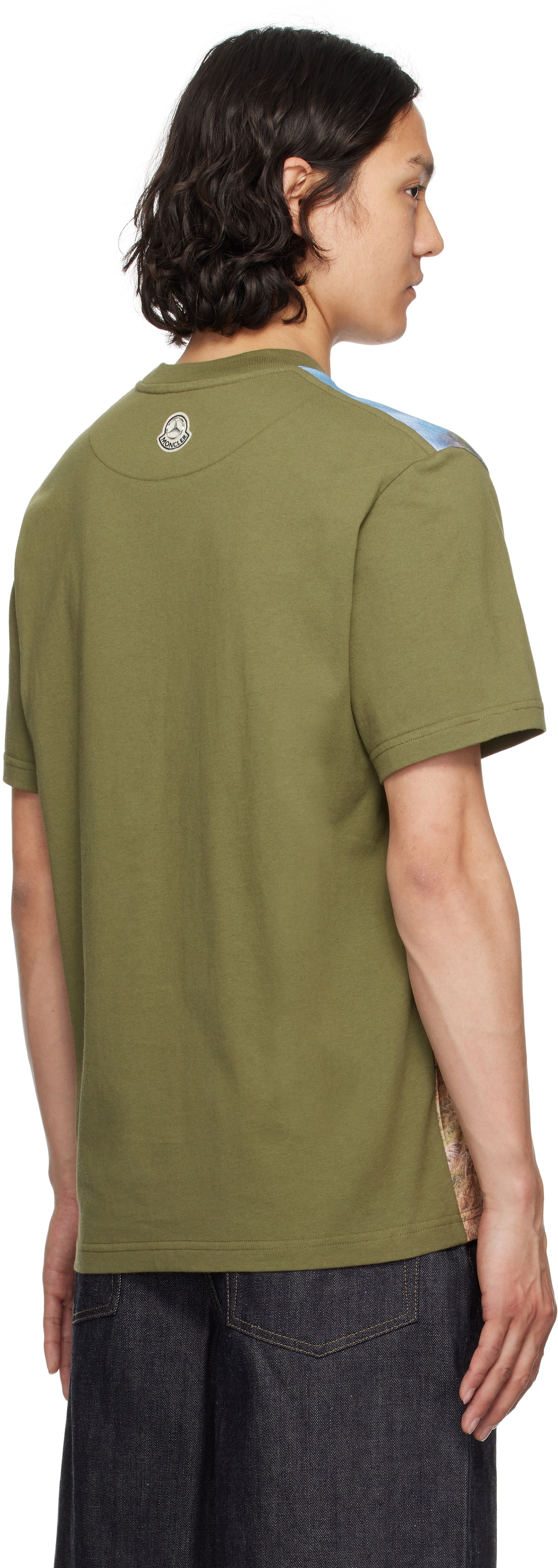 Moncler Genius Mercedes-Benz by NIGO Khaki Short Sleeve T-shirt