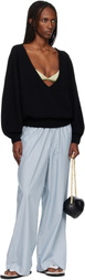 Baserange Black Soar V-Neck Sweater