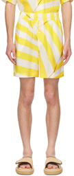 EYTYS Yellow & White Aniara Shorts