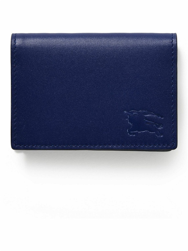 Photo: Burberry - Logo-Debossed Leather Bifold Cardholder
