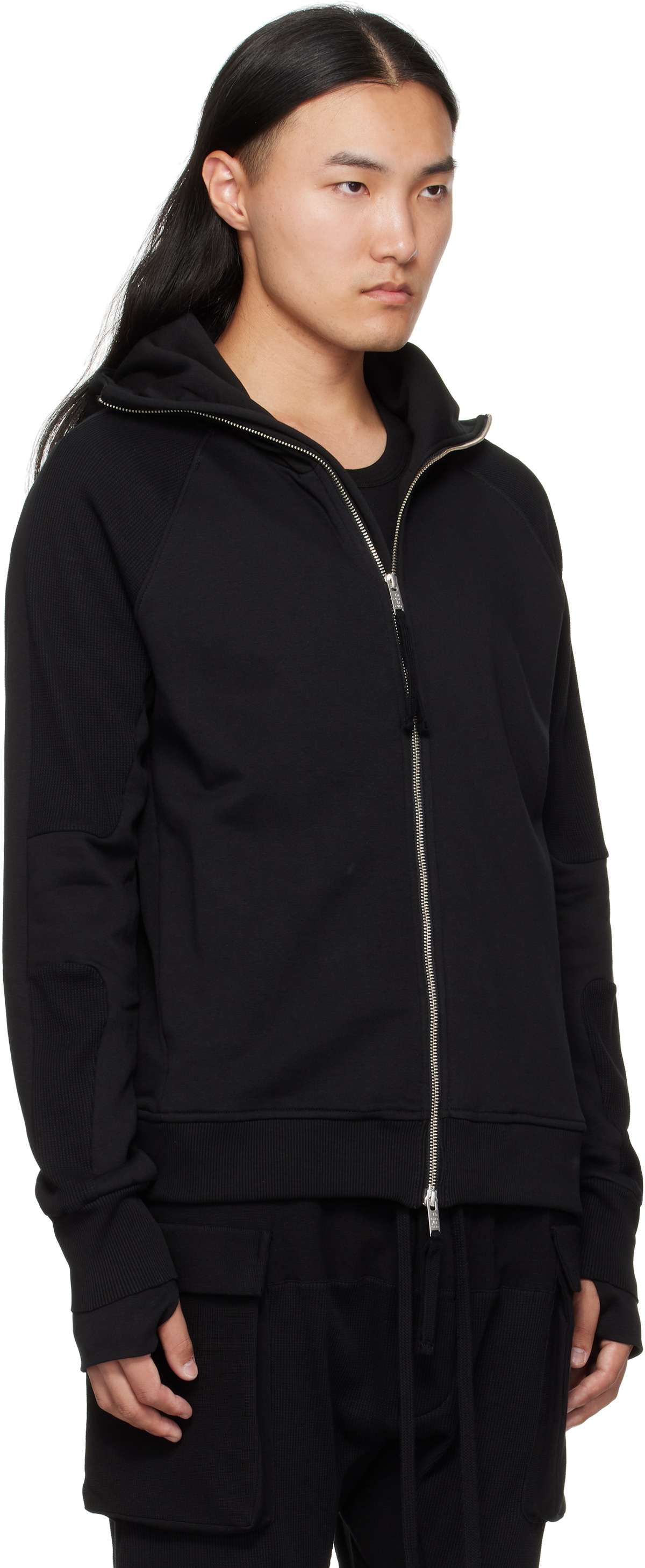 thom/krom Black M SJ 691 Hoodie