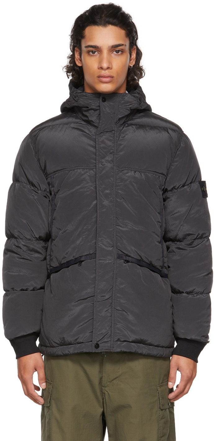 Stone island nylon down hot sale jacket