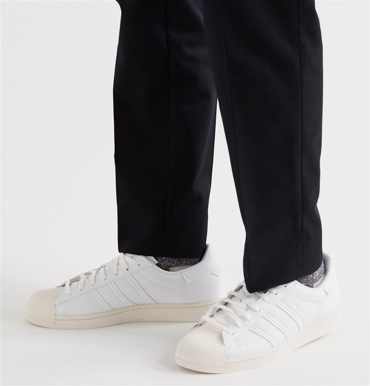 adidas Originals - Clean Wang Leather Originals White by - Vegan adidas Alexander Classics Superstar Sneakers