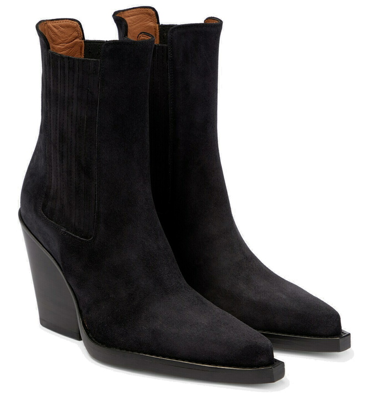 Photo: Paris Texas Dallas suede Chelsea boots